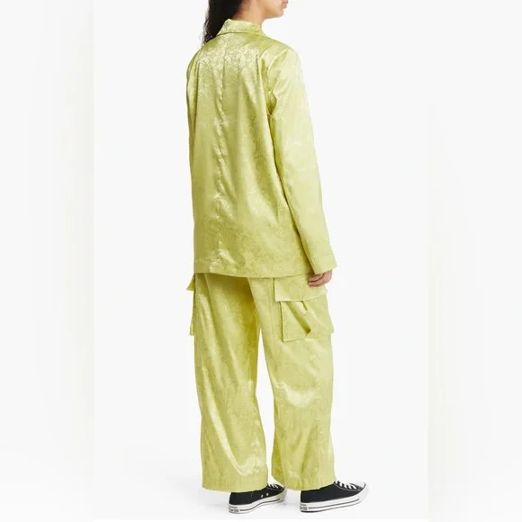 Dressed in LaLa Lucky Girl Jacquard Cargo Pants Small - Picture 4 of 6